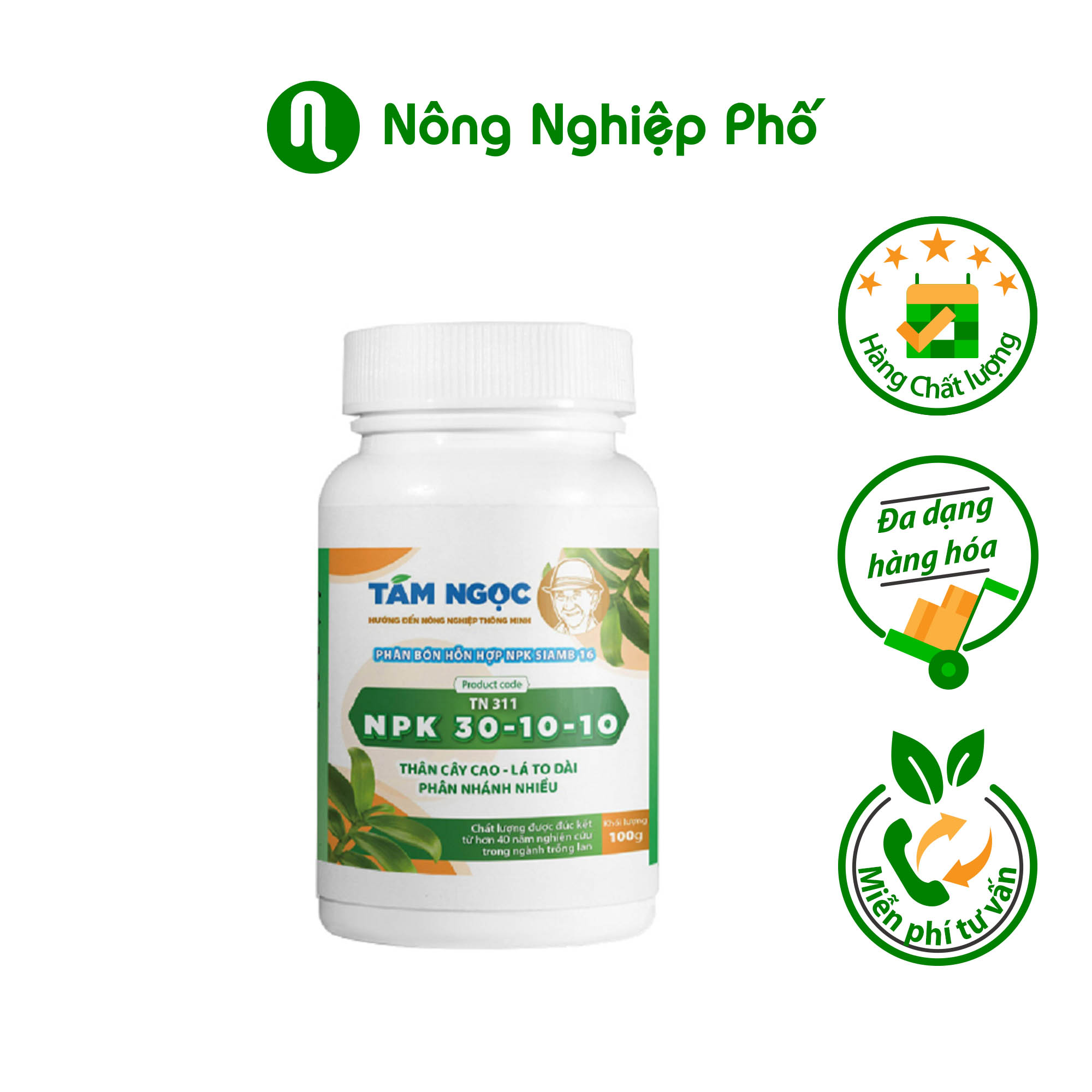 NPK 30-10-10 + TE - Tám Ngọc