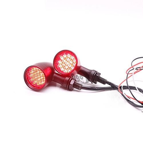 ĐÈN XI NHAN HARLEY LƯỚI - ÁNH SANG LED - phụ tùng đèn xi nhan