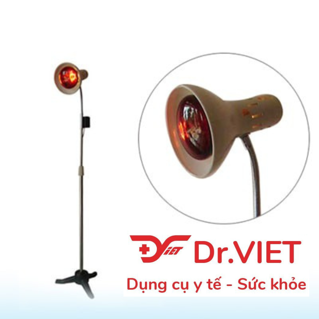 ĐÈN GÙ cao 1.7m (Dùng khám bệnh thông thường, dùng chiếu hồng ngoại)