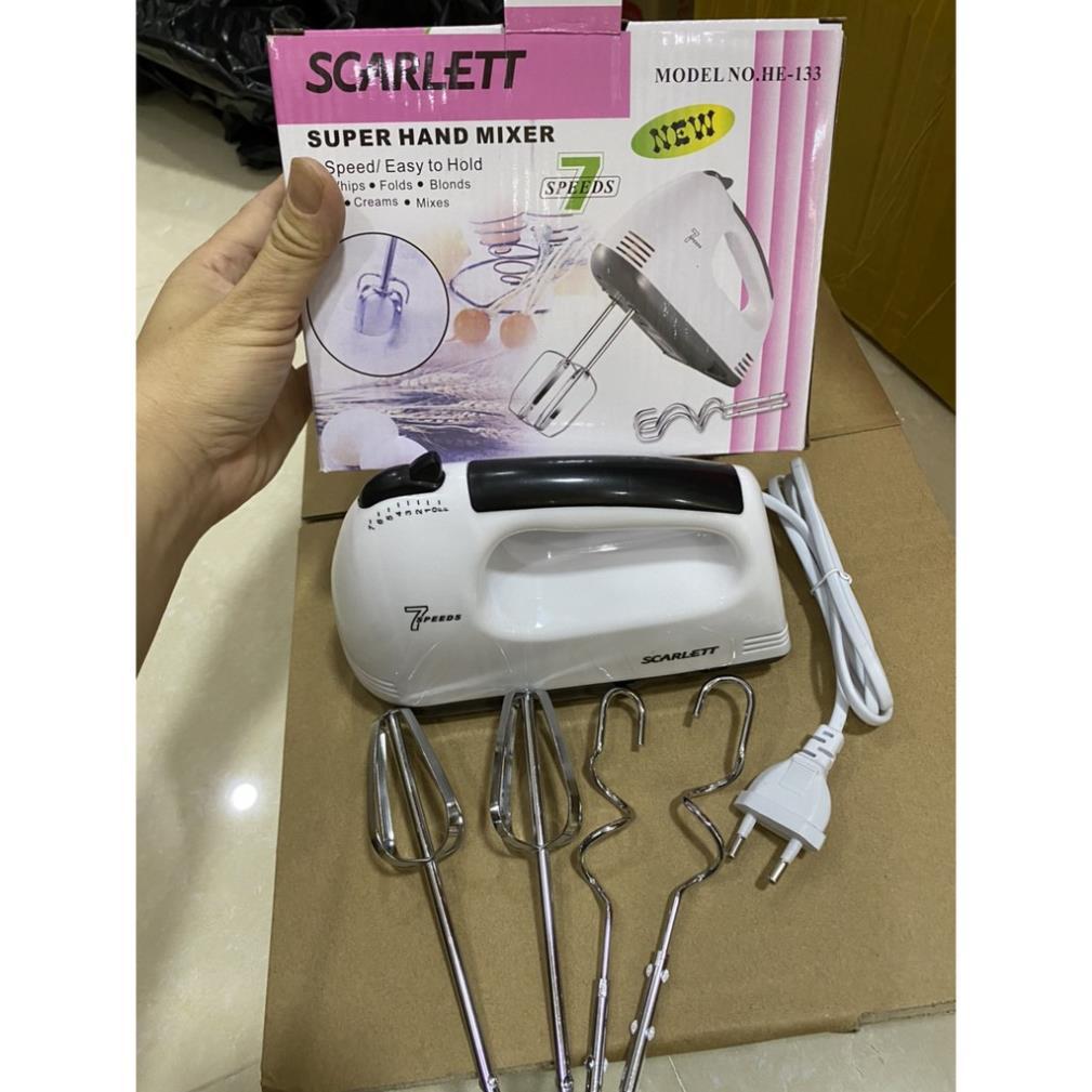 Máy Đánh Trứng Cầm Tay 7 Tốc Độ SCARLETT