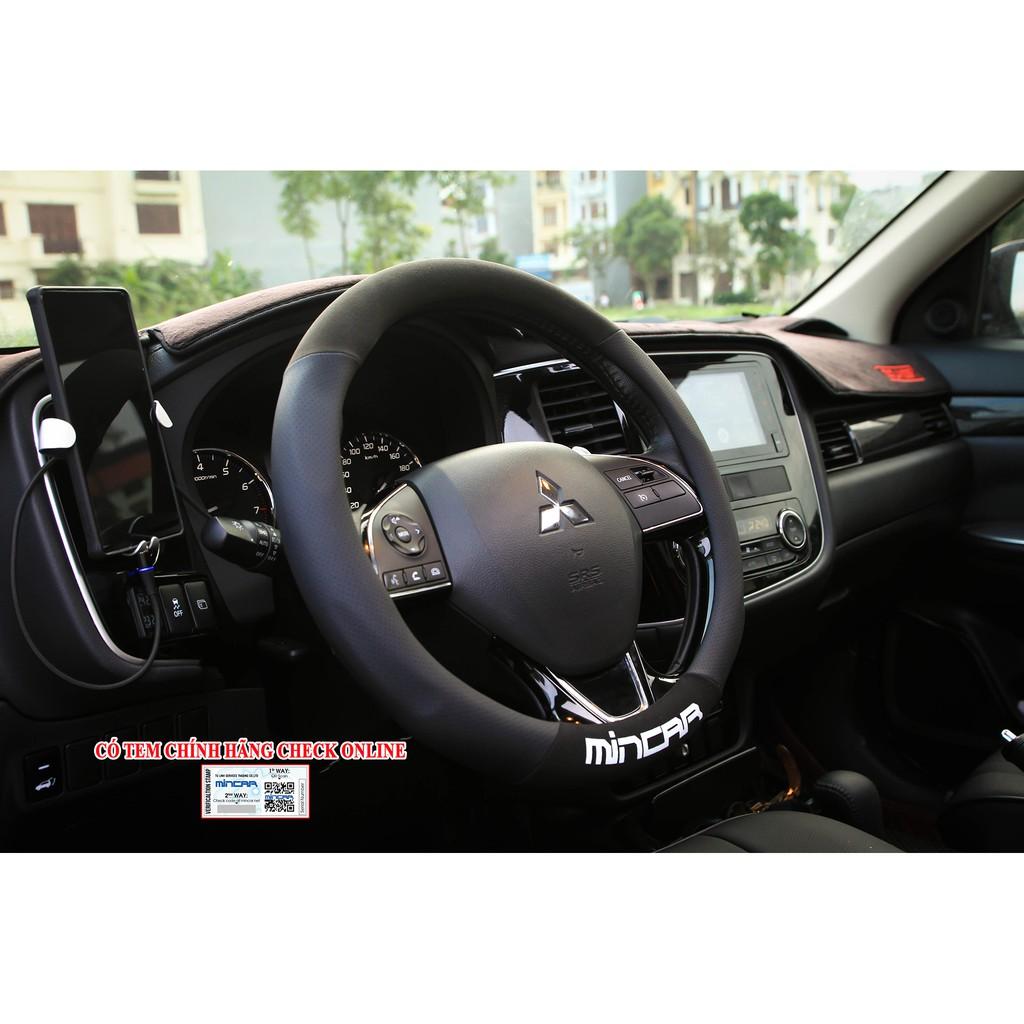 Bọc vô lăng chất liệu da lộn Alcantara cao cấp hàng chính hãng Mincar