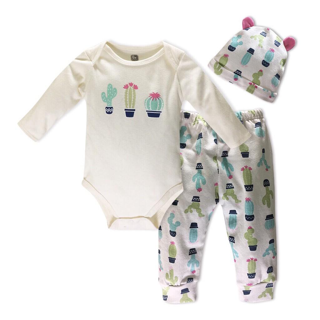 Set body xuất dư 3 chi tiết cho bé trai và bé gái , body suit dài tay, body baby gear