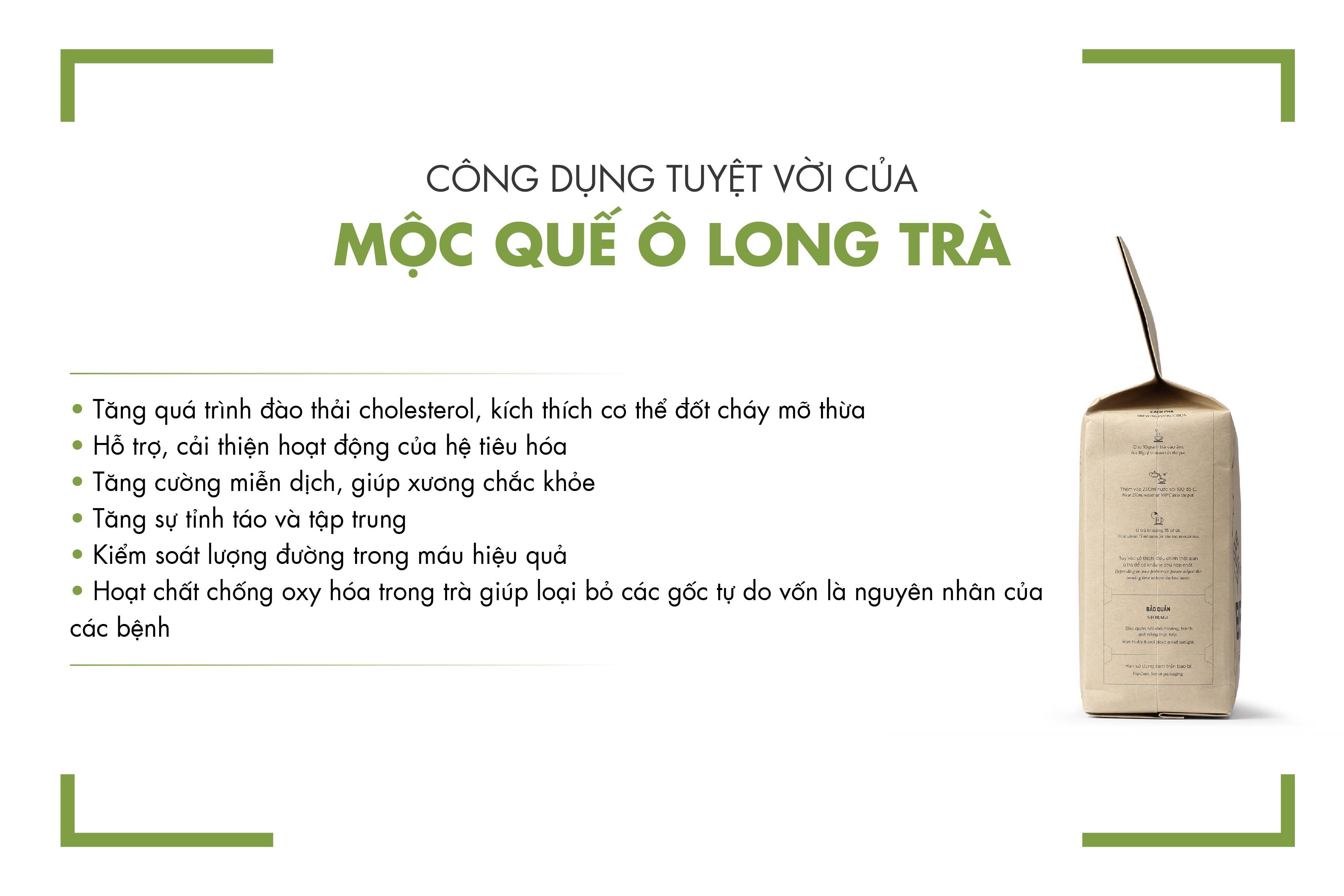 Mộc Quế Ô Long Trà L362 Dotea 500g/ 100g - Chát Nhẹ Hậu Ngọt Sâu Hương Quế Hoa Vương Vấn