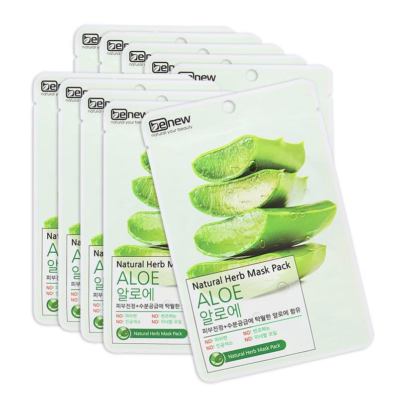 Mặt Nạ Lô Hội Benew Natural Herb Mask Pack Aloe
