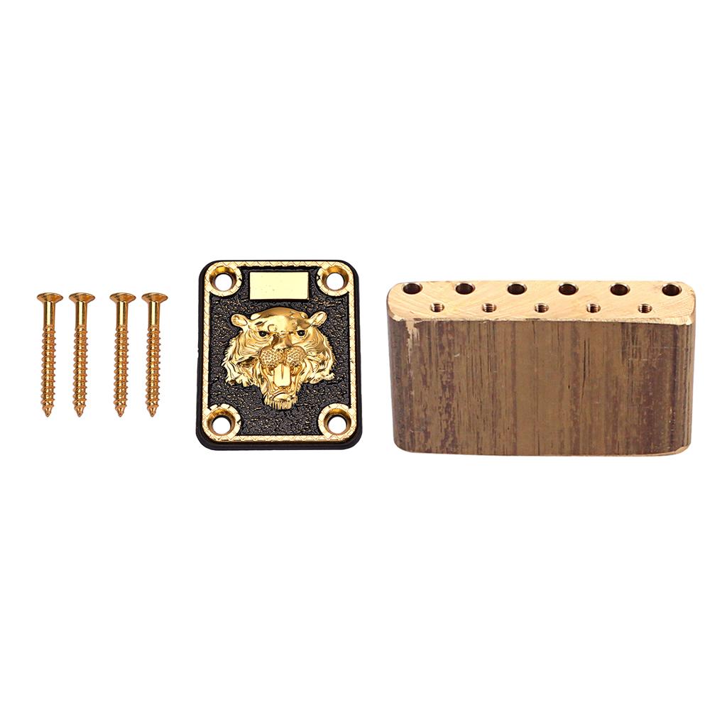 Đồng Tremolo Khối với Kẽm Hợp Kim Cổ Tấm ST Đàn Guitar Điện