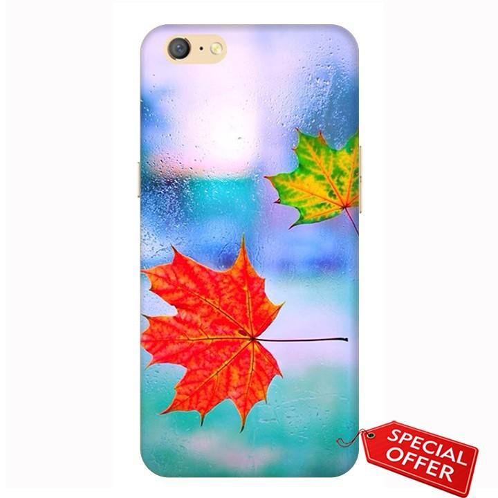 Ốp lưng dành cho Oppo A71- nhựa dẻo Silicone in hình Chiếc Lá