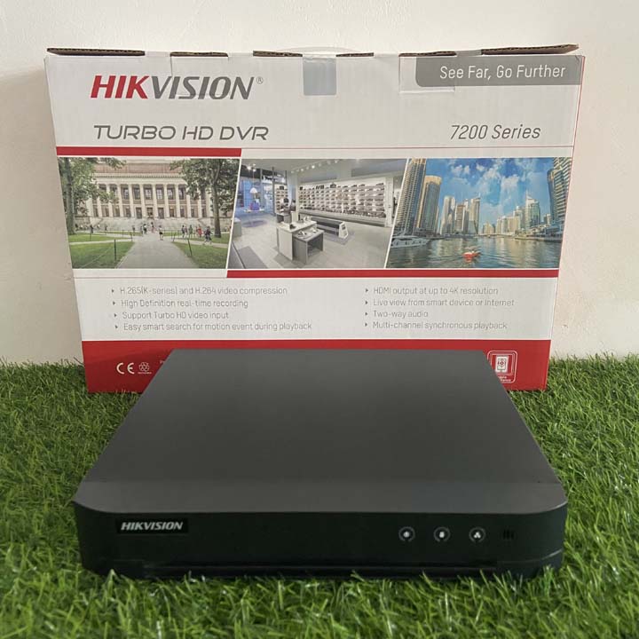 Đầu ghi camera 4 kênh turbo 1080P H.265 Hikvision DS-7204HGHI-K1 hàng chính hãng