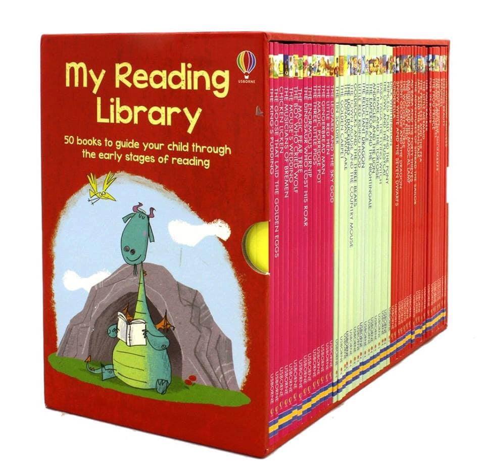 Usborne My Reading Library Usborne Đỏ (50 quyển + File nghe mp3) | Bản Nhập Khẩu