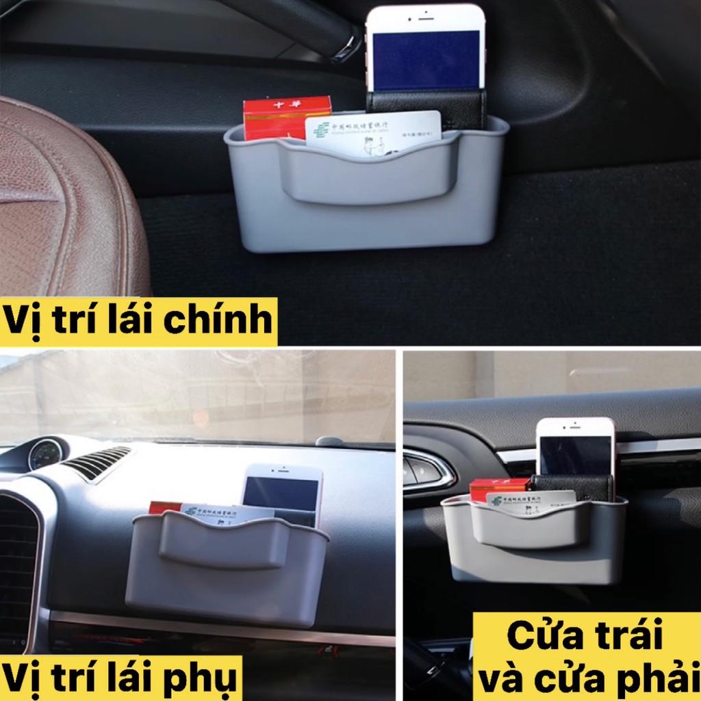 Khay Để Đồ Trên Xe Hơi Đa Năng Kiểu Dáng HộcHộp đựng đồ trên ô tô nhỏ gọn, tiện dụng có thể chèn khe