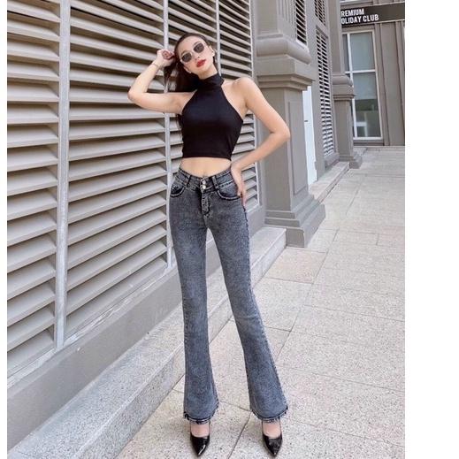 Sale dọn kho nhiều mẫu Quần jeans nữ ống loe dàia