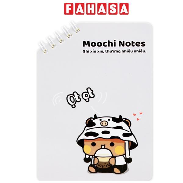 Sổ Lò Xo Moochi Notes A6 - Kẻ Ngang - 160 Trang 80gsm - The Sun 06