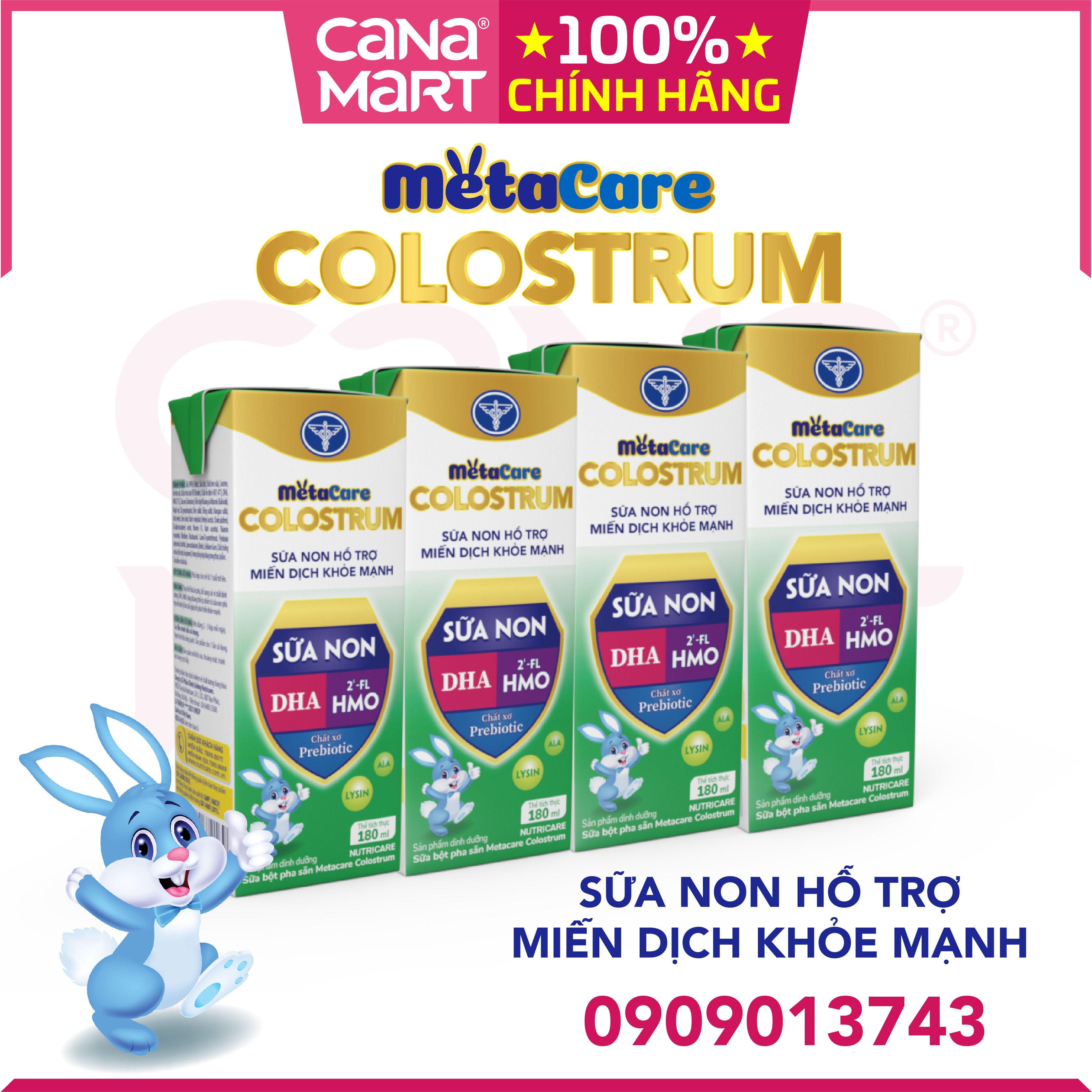 Thùng sữa nước Metacare COLOSTRUM sữa non giúp trẻ tăng cường hệ miễn dịch