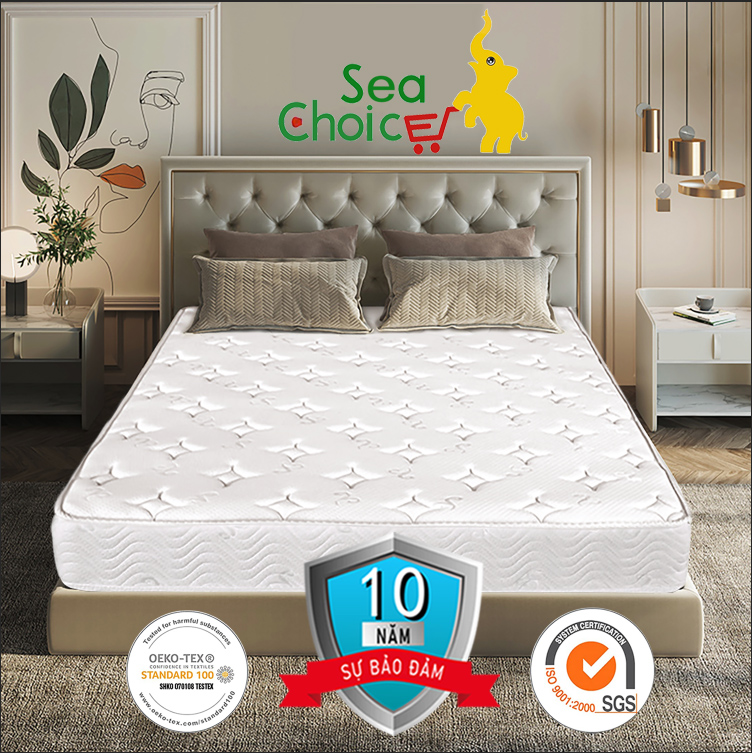 [100cm*200cm*18cm] Nệm đôi / đơn  Nệm Foam Mattress lò xo với mút hoạt tính độ cứng trung bình thoáng khí