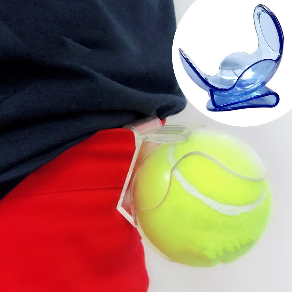 Transparent Tennis Ball Clip Training Gear ABS Tennis Ball Clip Holder