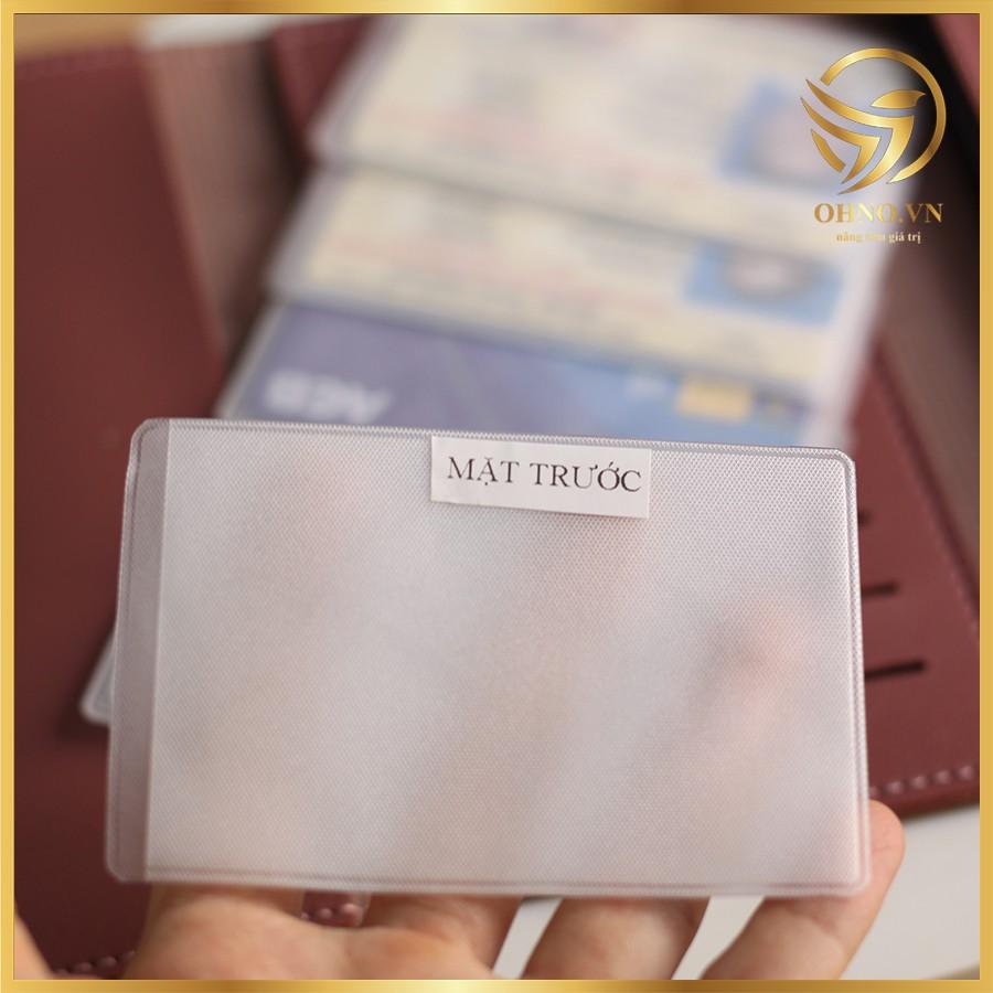 TÚI BAO NHỰA DẺO ĐỰNG THẺ CĂN CƯỚC BẰNG LÁI XE dạng thẻ PET NGÂN HÀNG CARD 9x6cm THẺ ATM NHÂN SINH VIÊN VIP