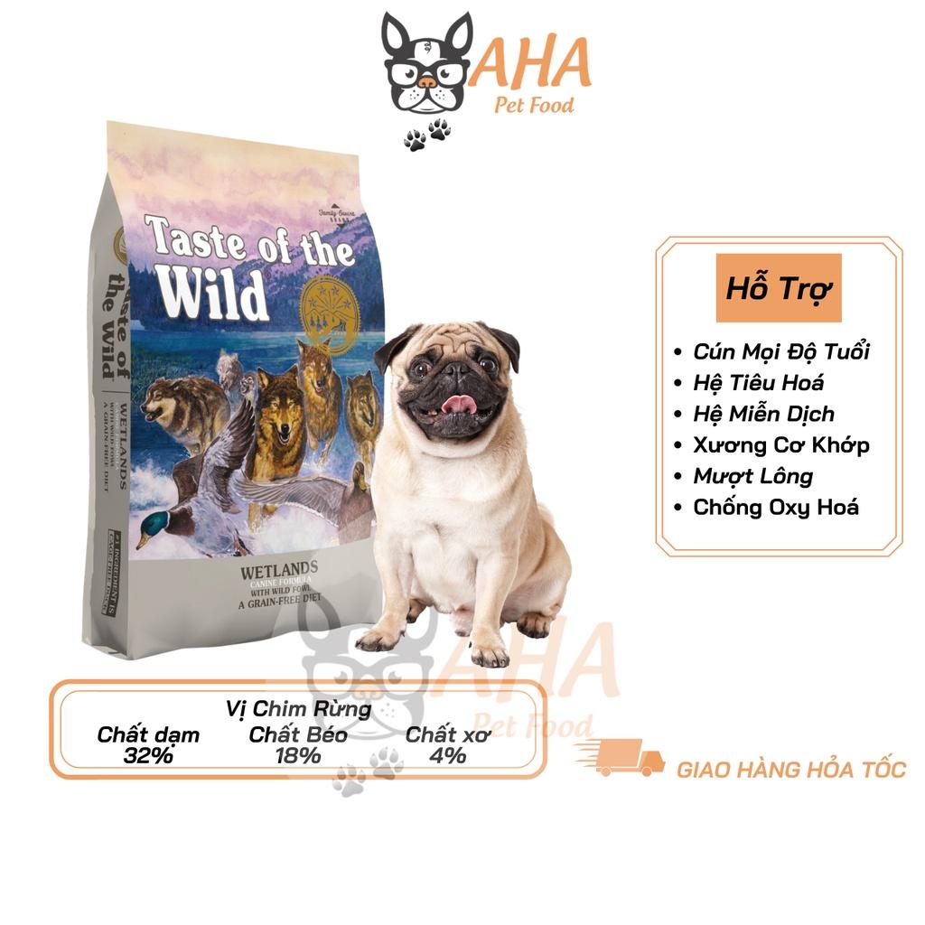 Thức Ăn Cho Chó Pug, Taste Of The Wild Bao 500g - Thức Ăn Cho Chó, Vị Thịt Nai &amp; Đậu Garbanzo, Trái Cây, Rau Củ Quả