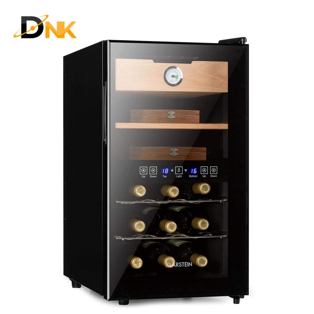 Tủ đựng Rượu Wine và bảo quản Cigar Klarstein El Dorado 48 Màu: Đen, 48 Lít - CAM KẾT HÀNG NHẬP KHẨU ĐƯC BỞI DNK