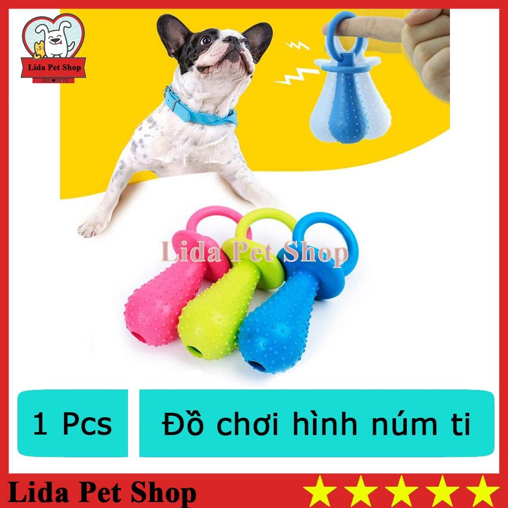 Đồ Chơi Cao Su Hình Núm Ti Cho Thú Cưng - Lida Pet Shop