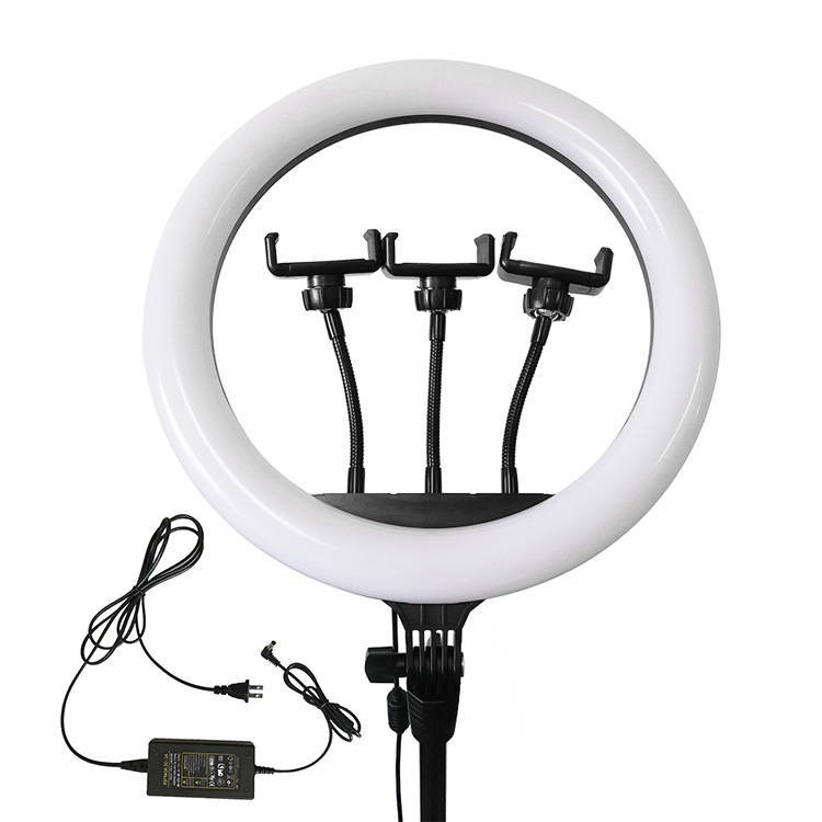 Đèn livestream 54Cm, Đèn Led Trợ Sáng, Chiếu Sáng Studio, Makeup, Quay Phim , Chụp Ảnh, Livetream, Selfie, Xăm nghệ thuật Kèm Kẹp Điện Thoại Tùy Chỉnh