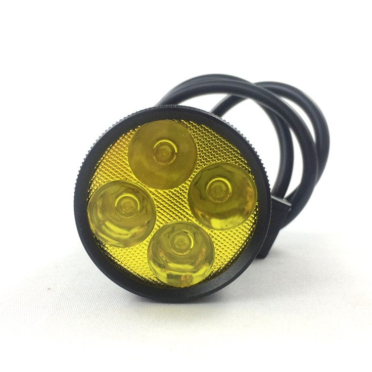 Đèn pha Led Cree trợ sáng L4 vàng 30W 