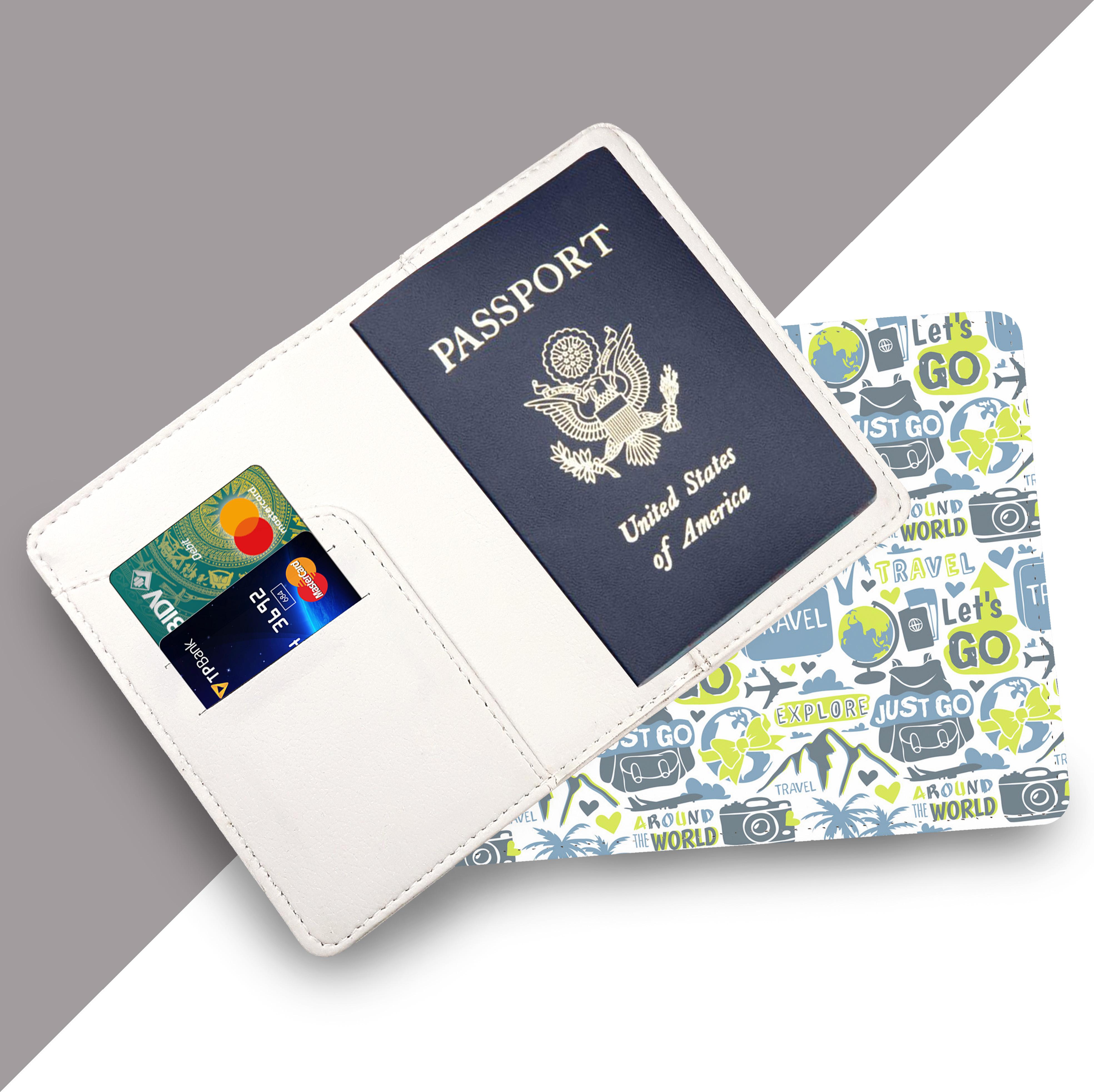 Bao Da Hộ Chiếu Du Lịch TRAVEL - Ví Đựng Passport Du Lịch Và Phụ Kiện - PPT081