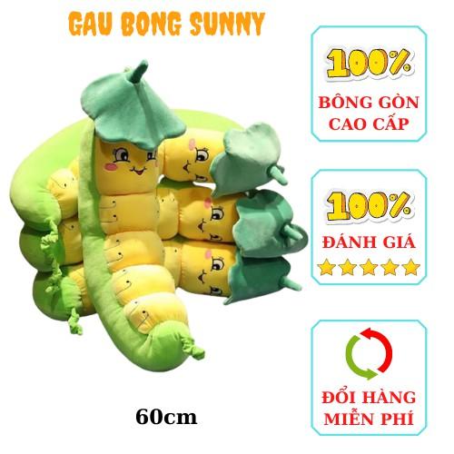 Gấu Bông Sâu Đội Lá Khoai ️Bán Chạy Nhất️ Cao Cấp Êm Mịn