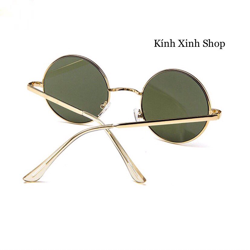  Kính Xinh, Kính râm Mắt tròn nhỏ Phong cách retro ulzzang thời trang + tặng Tuavit Kính Xinh mini 