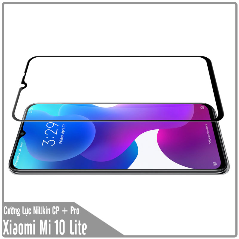 Kính cường lực cho Xiaomi Mi 10 Lite - Redmi 10X 5G Nillkin CP+ PRO - Full viền đen - Hàng Nhập Khẩu