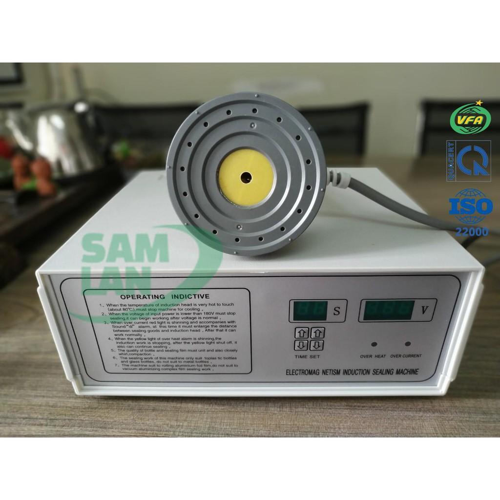 Máy dán màng seal nhôm bán tự động cho chai lọ 500A - Chất lượng cao