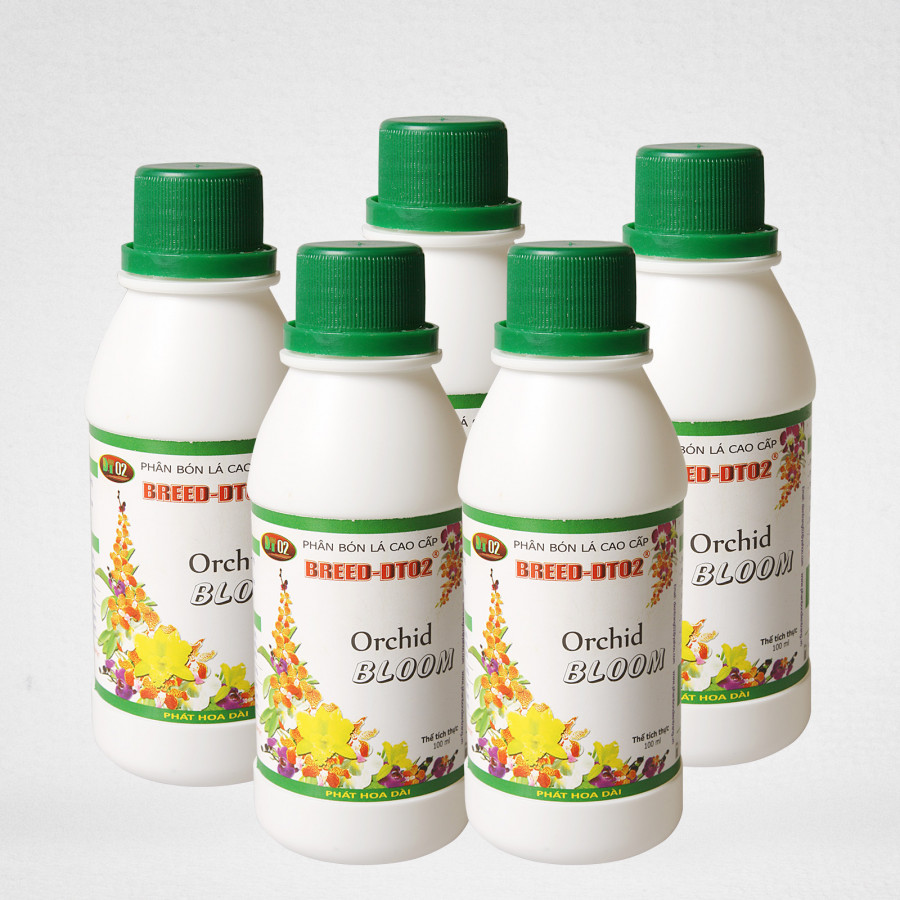 Combo 5 chai Phân bón chuyên dùng cho Lan Breed-DT02 Orchid Bloom 100ML