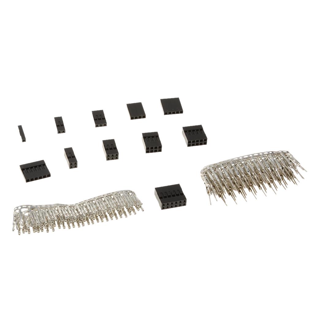 620 Pcs 40 Pin 2.54mm Pitch Single Row Pin Headers Dupont Connector