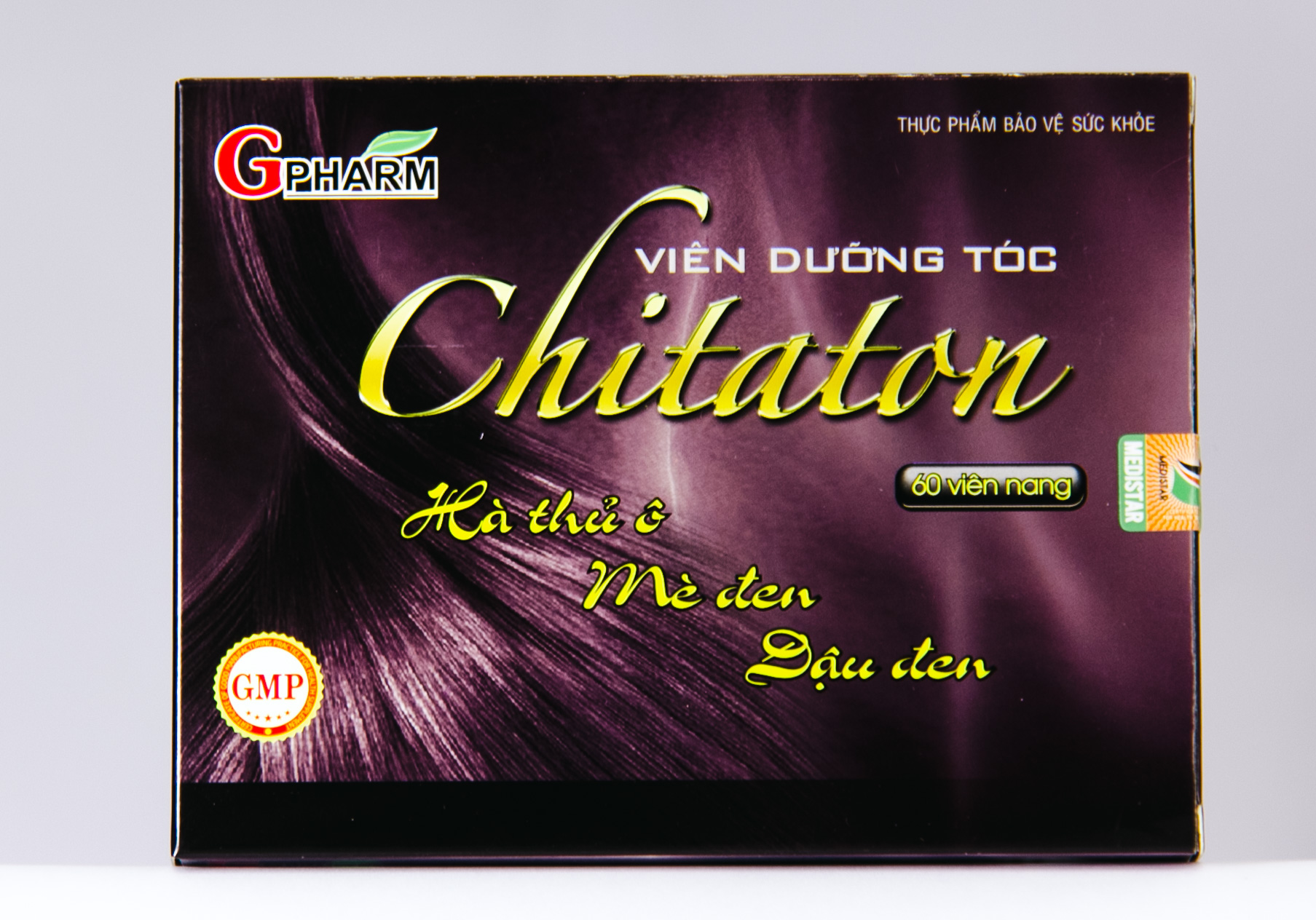 Viên Dưỡng Tóc CHITATON hỗ trợ bổ huyết giúp đen tóc, nuôi dưỡng tóc chắc khỏe, giảm rụng tóc, tóc bạc sớm
