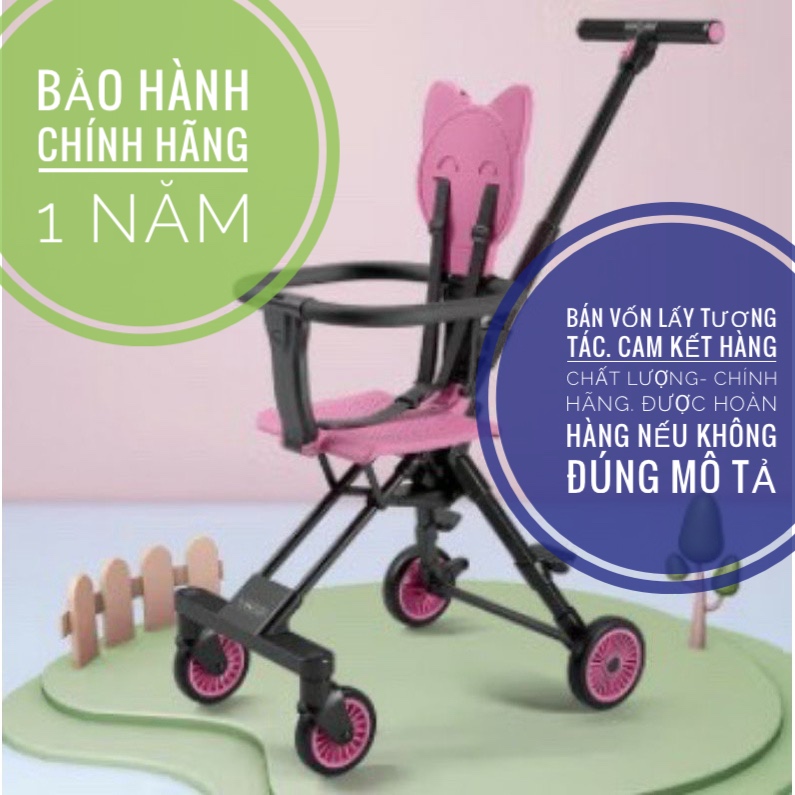 Xe đẩy du lịch gấp gọn, siêu nhẹ cho bé yêu