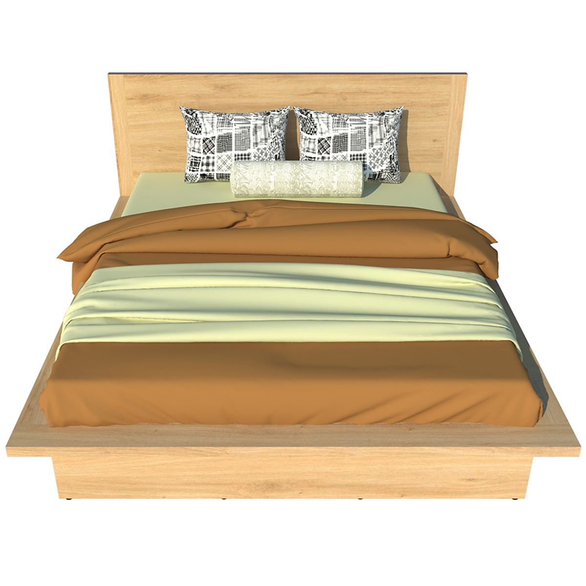 Giường ngủ 2 hộc kéo Tundo 160cm x 200cm