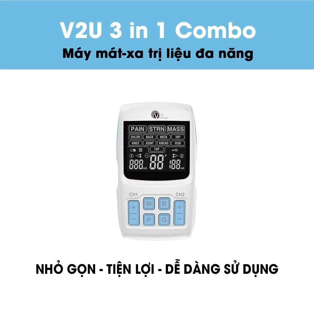 Máy Mát - Xa Trị Liệu Đa Năng ( V2U 3IN1 Combo)