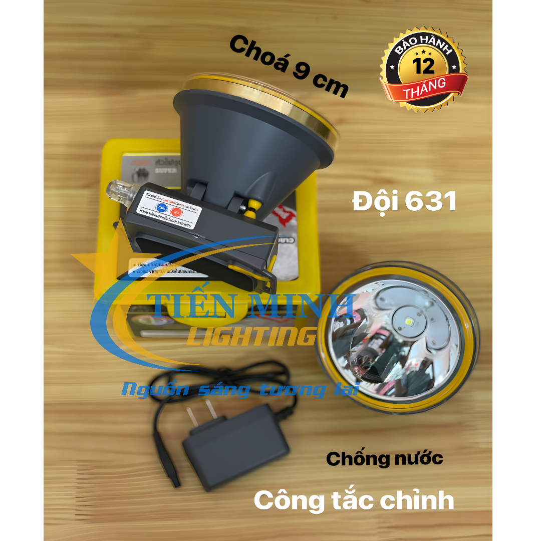 ĐÈN ĐỘI ĐẦU THÁI 631 (ĐỘI CHỈNH), CÔNG SUẤT 1000W, DÙNG LIÊN TỤC 8 - 12 GIỜ