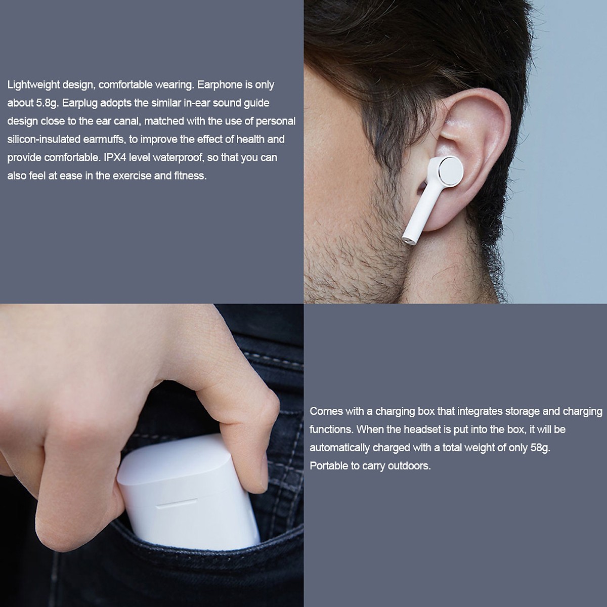 Tai Nghe True Wireless Xiaomi Redmi Airdots Pro - Hàng Chính Hãng