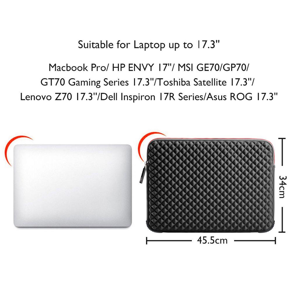 WIWU 17.3 Inch Túi Ốp Lưng Cho Macbook Pro 17 Chống Nước Laptop Cho Macbook Pro 17 Ốp Lưng Máy Tính Xách Tay túi 17.3