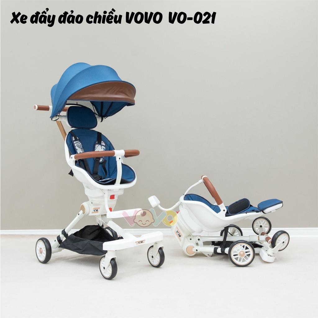 Xe Đẩy Gấp Gọn Đảo Chiều Vovo VO-021, Hàng Cao Cấp Cho Bé Mẫu Mới 2022