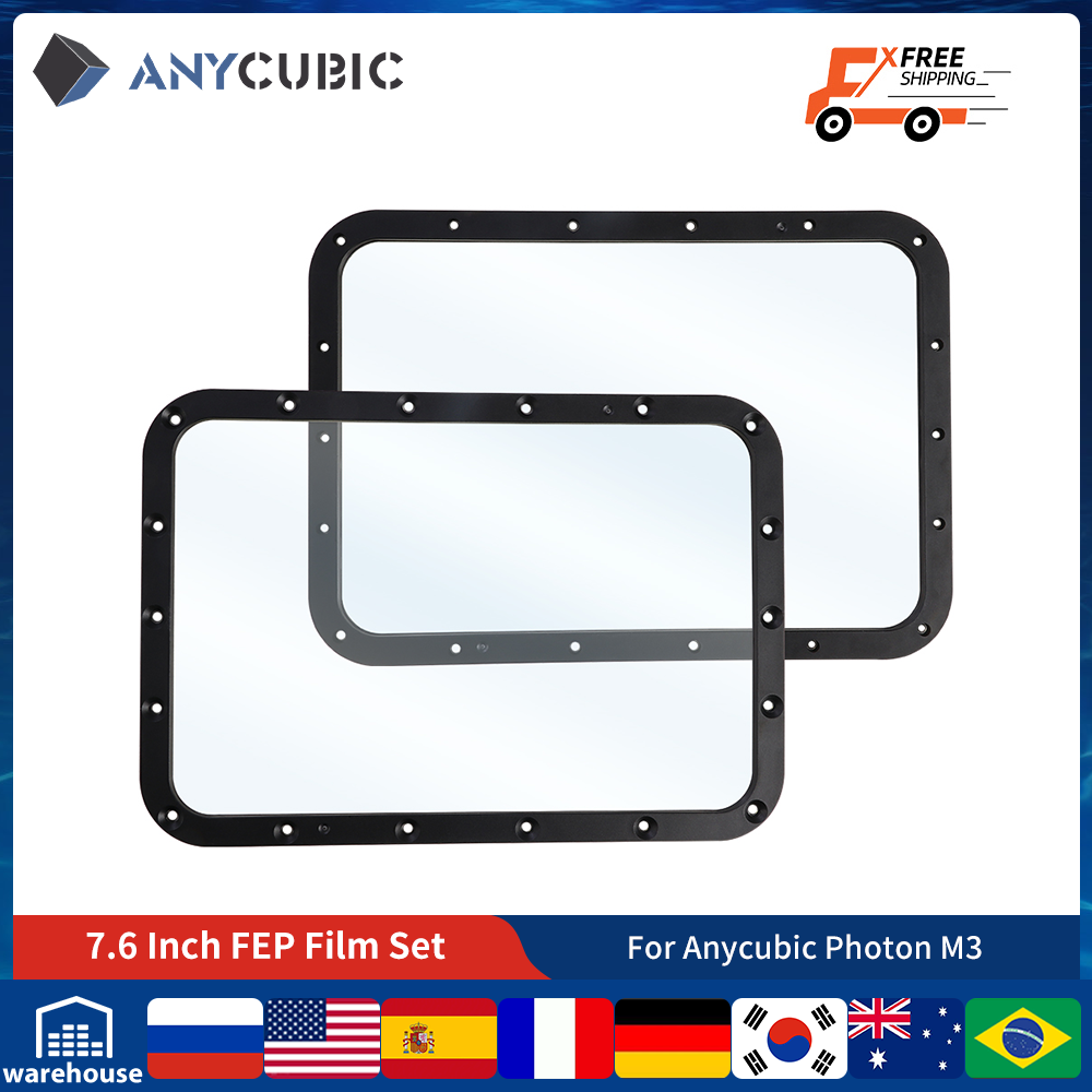 ANYCUBIC 7.6 Inch Bộ Phim FEP Cho Photon M3 Tích Hợp Phim Phát Hành Cho Màn Hình LCD 3D Nhựa Máy In In 3D Accessorise
