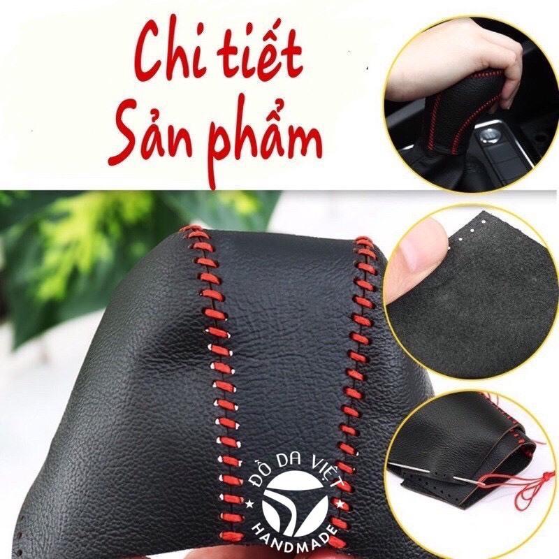 BỌC CẦN SỐ, PHANH TAY TOYOTA CROSS, CAMRY 2019 - 2021 DA BÒ THẬT 100%