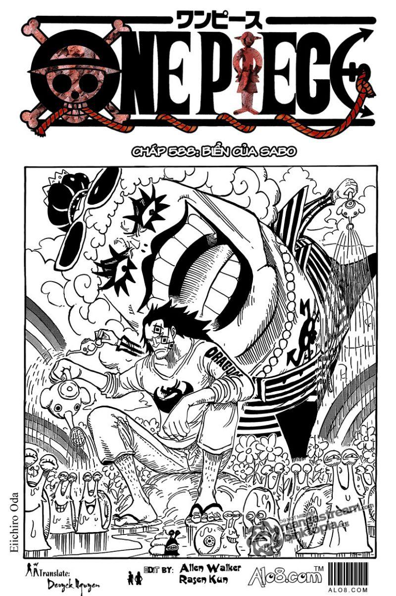 đảo hải tặc - one piece chapter 588 2