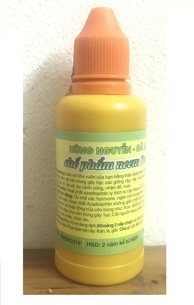 Chế Phẩm Neem Ben02 Hùng Nguyễn - Đà Lạt, Thể Tích Thực 80ml