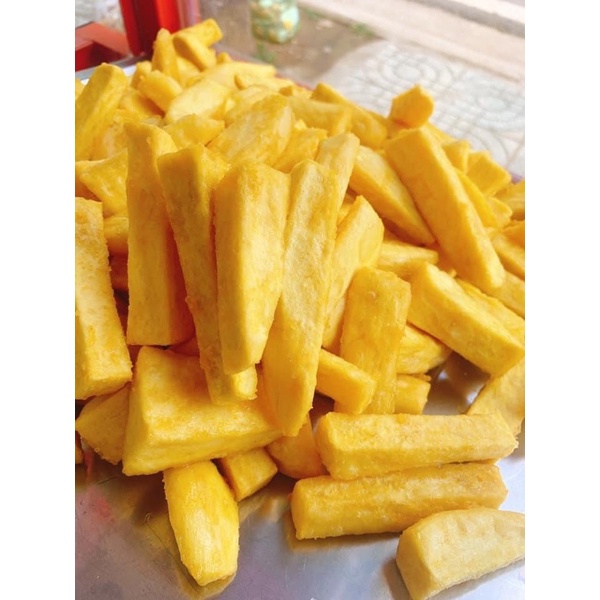 Bột Chiên Khoai Không Cần Ủ Gói 1KG  Bột Giòn Lâu Thơm Lừng  Màu Đẹp