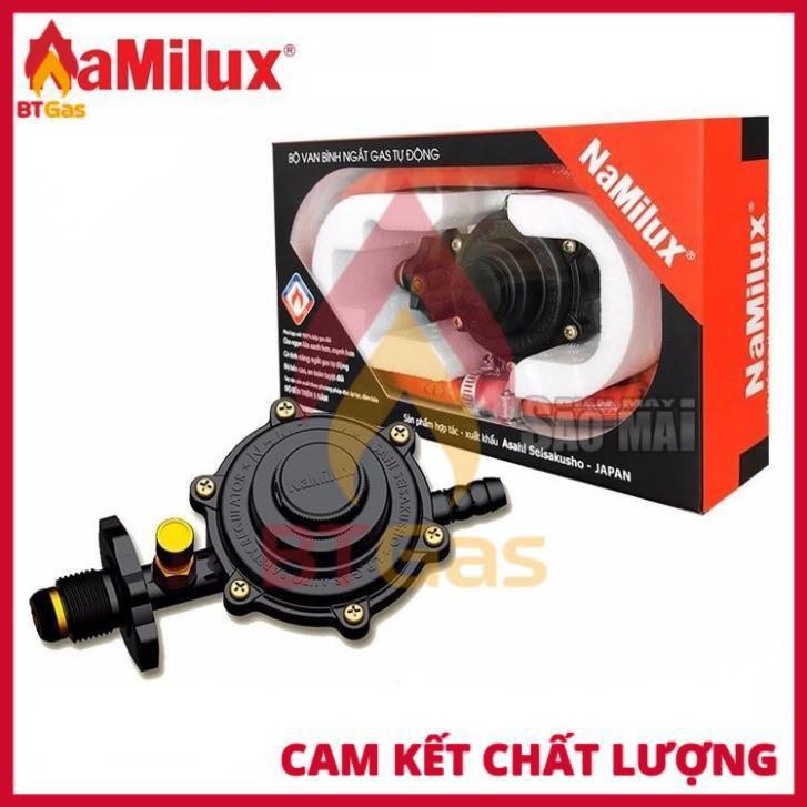 Bộ Van Ga Namilux NA-345S - Van Ga Ngắt Ga Tự Động + Dây Dẫn Gas - Hàng chính hãng