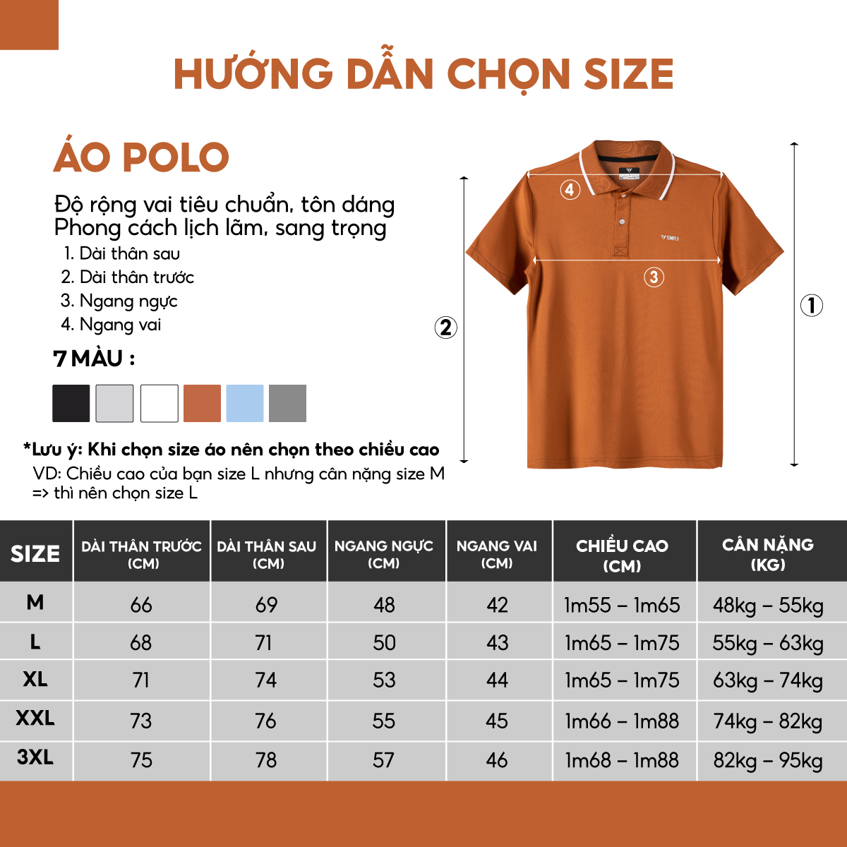 Áo thun polo nam TSIMPLE có cổ vải thun cá sấu cotton form rộng A021001