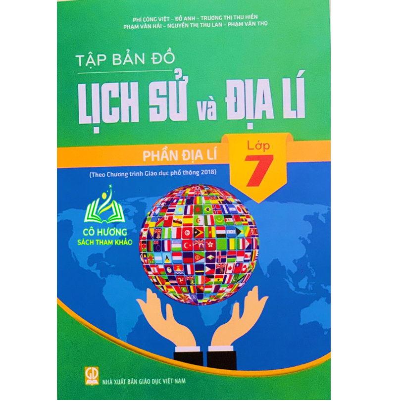 Sách - Combo Tập bản đồ Lịch sử và Địa lí lớp 7 - Phần Địa lí + Lịch Sử lớp 7