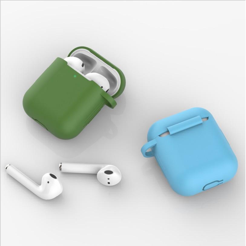 Vỏ đựng ốp case bảo vệ dành cho airpods 1/2/Pro - Màu Trơn