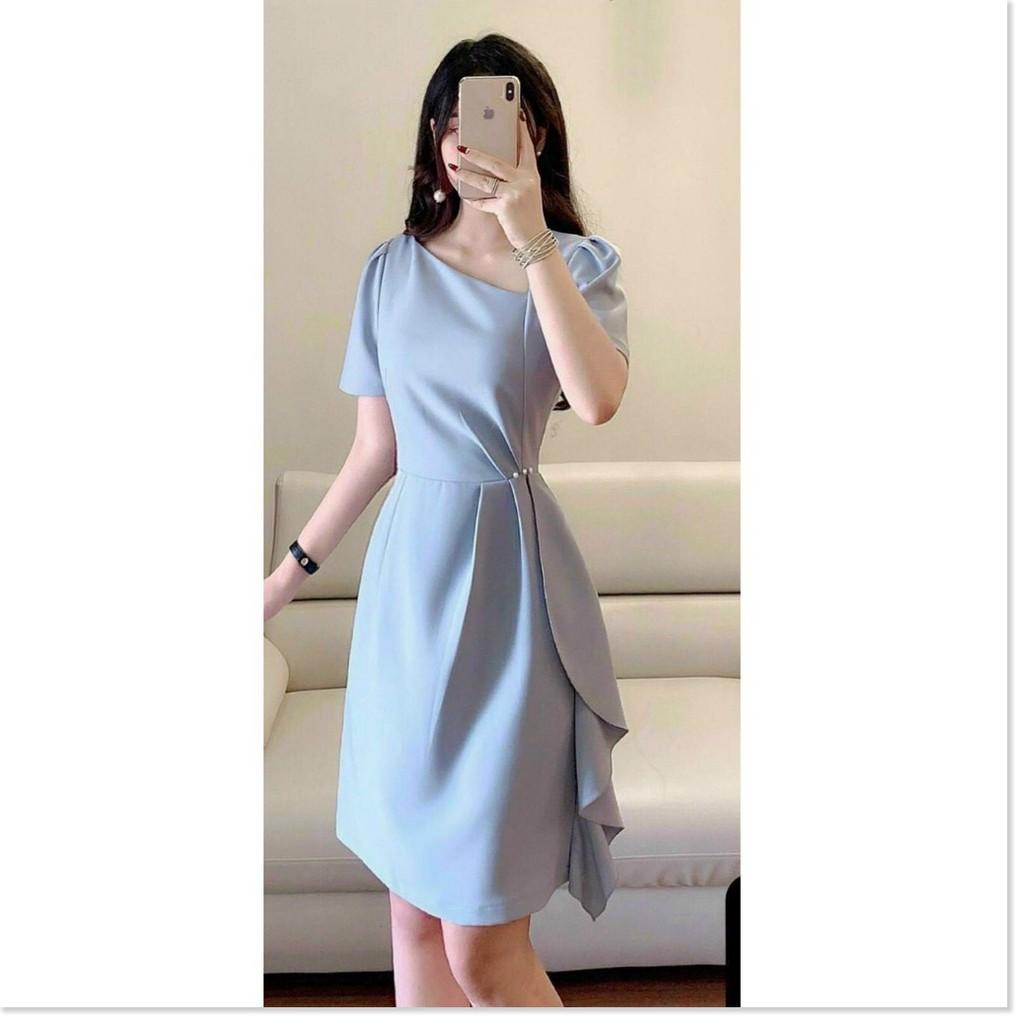 ĐẦM UMI ĐÍNH CƯỜM,THIẾT KẾ HỌA TIẾT TRƠN NHƯNG KHÔNG KÉM PHẦN SANG TRỌNG THỜI TRANG VINA 1HIT FASHION