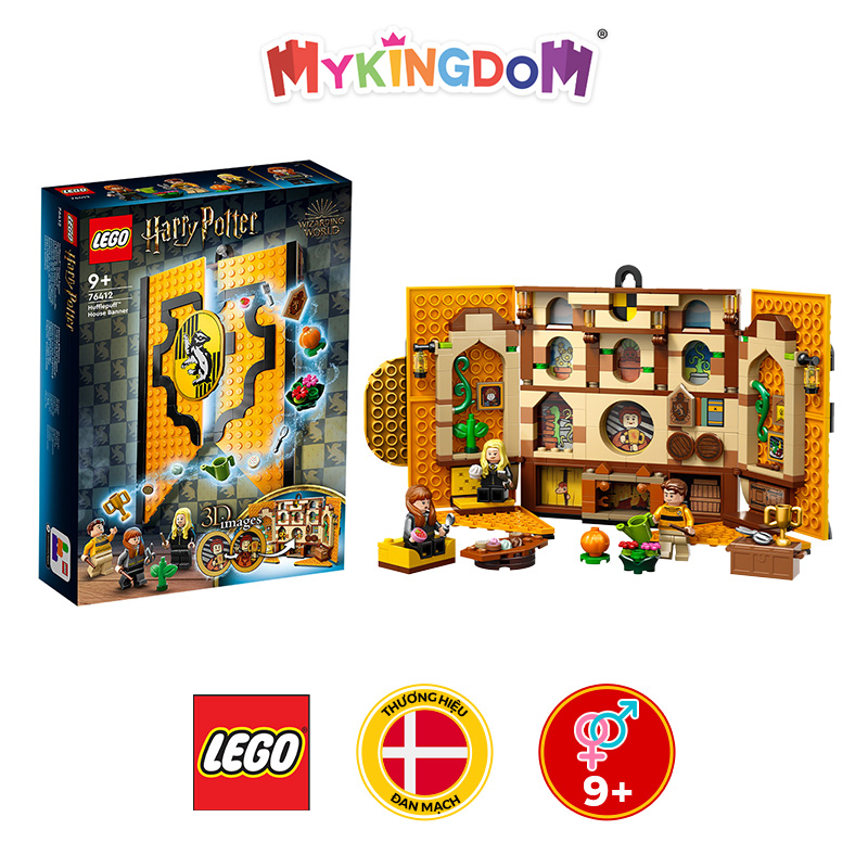 Đồ Chơi Lắp Ráp LEGO Bộ Cờ Nhà Hufflepuff 76412